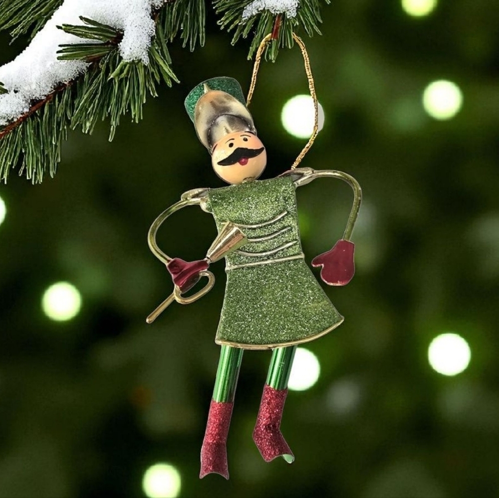 7" Celebrate It - Toy Solider Drum Major Band Theme Ornament